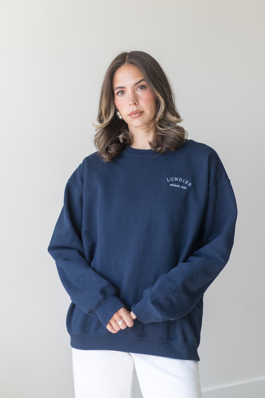 Athletic Club Sweatshirt In Navy