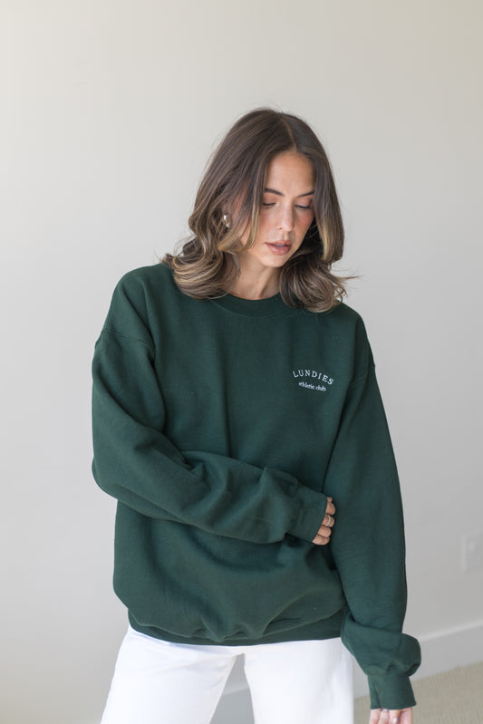 Athletic Club Sweatshirt In Green